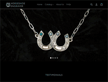 Tablet Screenshot of horseshoeengraver.com